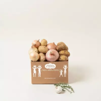 Imagen de Cesta de Patatas y Cebollas (4,5kg)