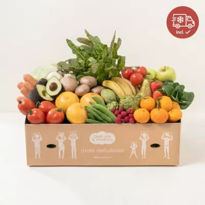 Imagen de Cesta de Fruta y Verdura (12kg)