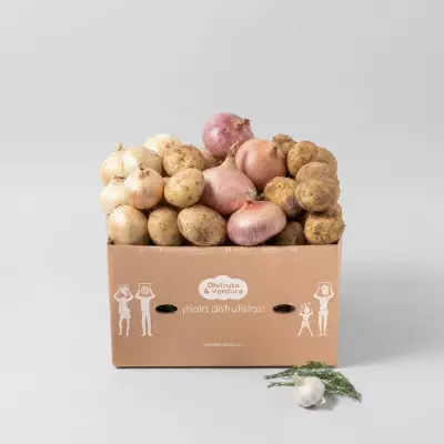 Imagen de Cesta de Patatas y Cebollas (9kg)